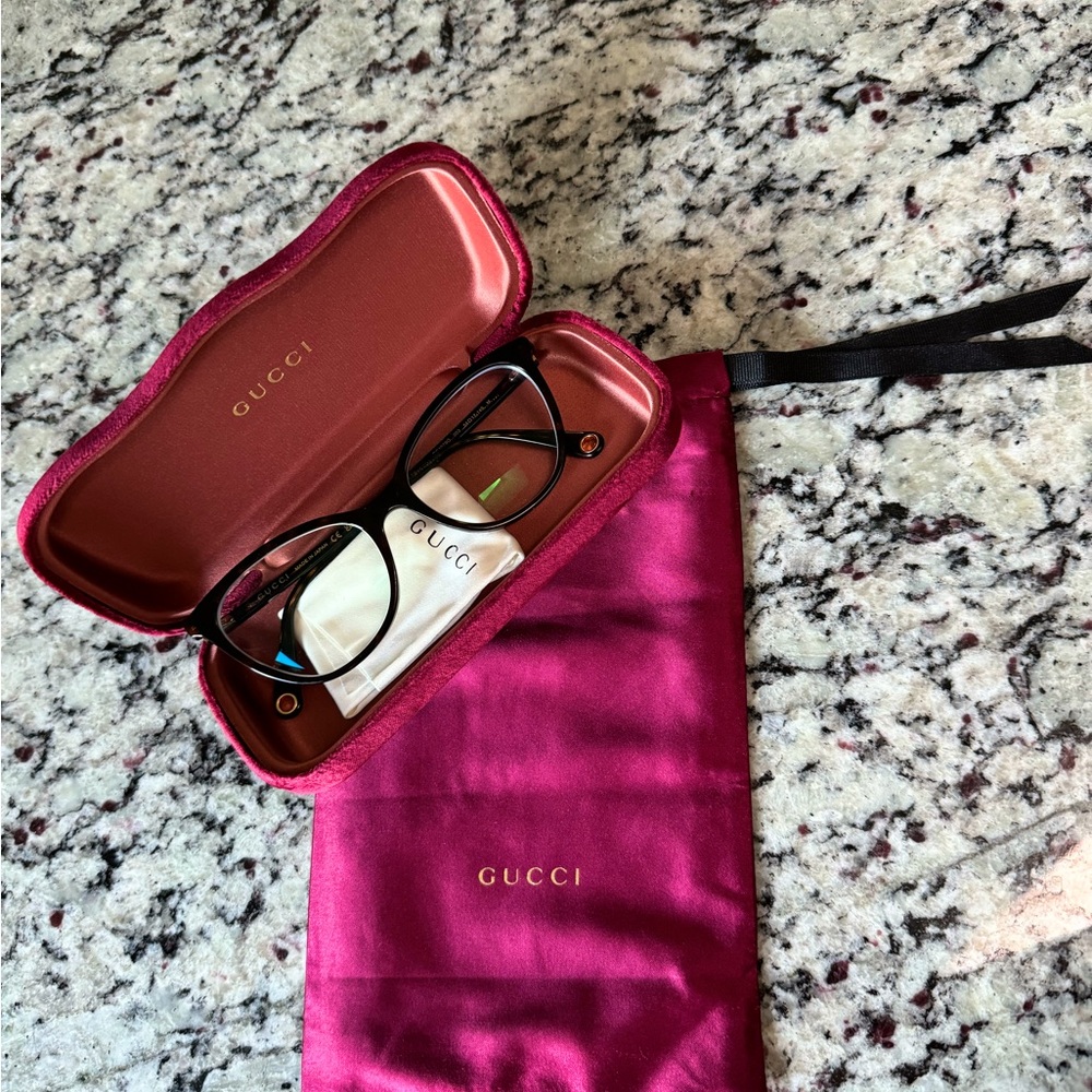 Gucci GG1079O-001 | Havana (Tortoise Shell) Glasses WITH Prescription Lenses